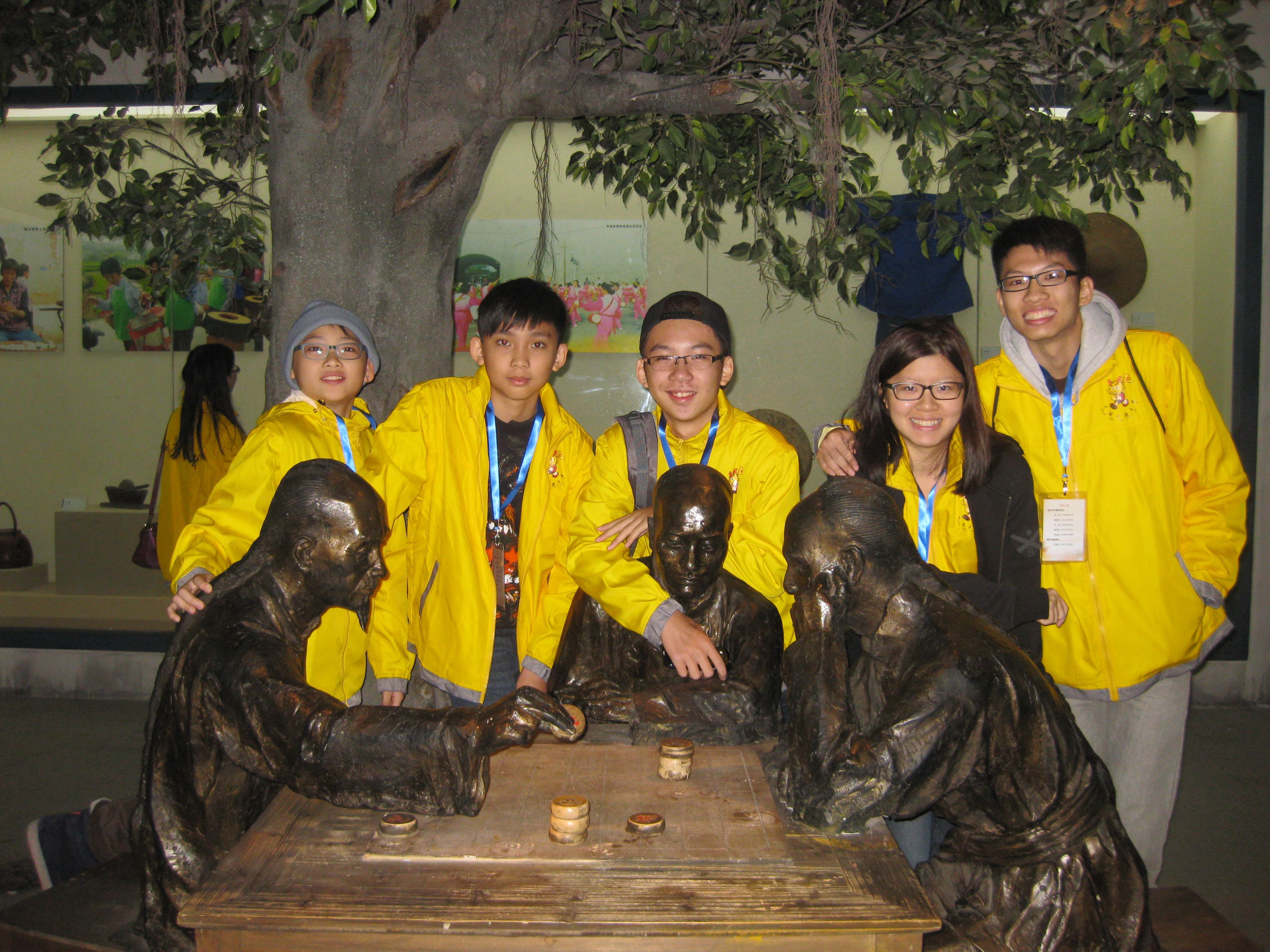 客总青少年参加惠州市东南亚华裔青少年冬令营“中国寻根之旅”